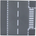 Pllakë ndërtimi Road Passage Cube Board, 26x26 cm, ABS, gri