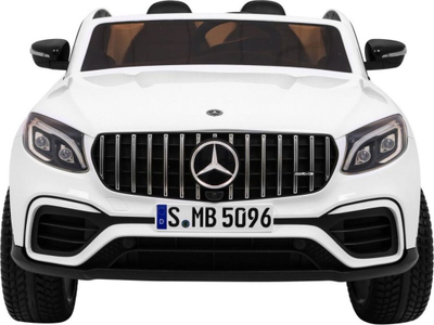Makina elektrike për fëmijë Mercedes GLC 63S, 12V, 2 ulëse, e bardhë