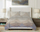 Komplet shtrati satin EXCLUSIVE Geometric, 160x200 cm, bezhë pranvere