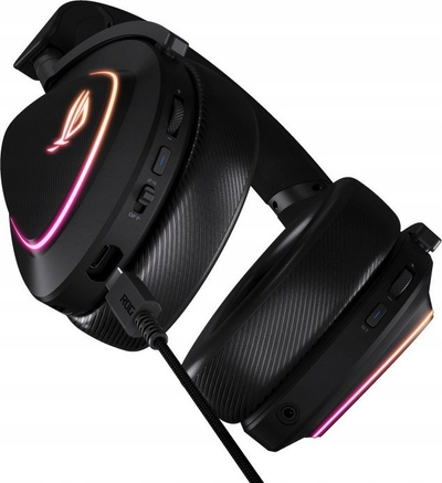 Слушалки Asus ROG Delta II, црни