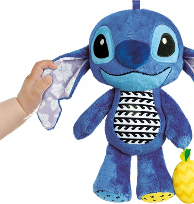 Lodër pellushi Clementoni Lilo Baby Stitch Disney, lodër për karrocë, shumëngjyrëshe