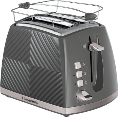 Toaster Russell Hobbs Groove 26392-56, 2 feta, gri