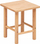 Tabure Atmosphera Interior Creator Hevea, 27x27cm, dru, kafe