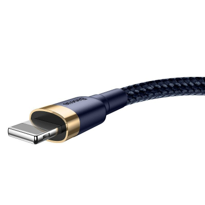 Kabllo Baseus Cafule Lightning 1.5A 2m (Ari + Blu e errët)