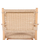 Kolltuk IGNACIO, dru rubberwood, ulëse litar, 61×56×83 cm (HM9331.01)