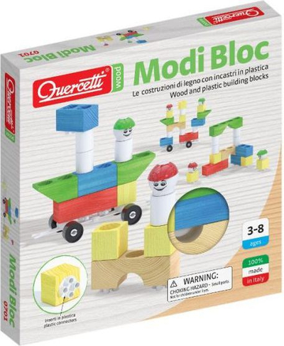 Blloqe ndërtimi Quercetti, 18 elemente