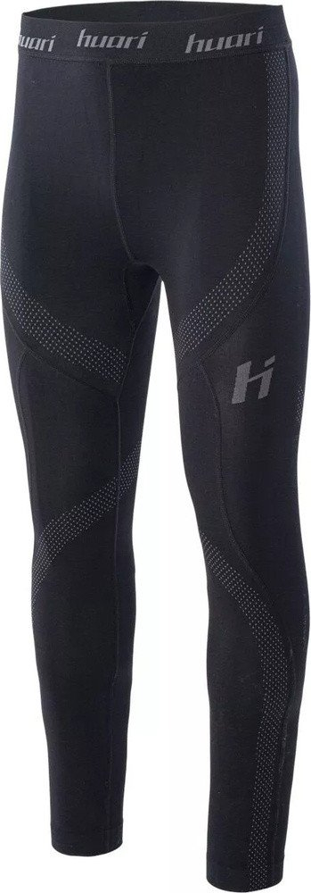 Pantallona termike për meshkuj Term Pants Senior, pa qepje, material elastik, të zeza
