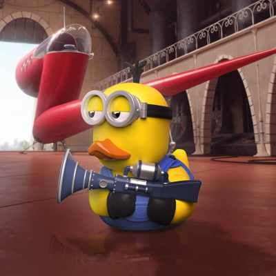 Фигура за колекционери Tubbz Minions Kevin Fart Blaster, гумена патка, многуобоена