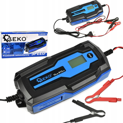 Karikues elektronik për bateri G80061, 6V 12V, AGM GEL, i zi