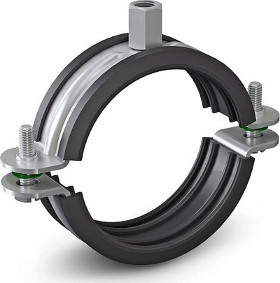 Kapëse tubi Niczuk Bracket 160, 151-160 mm, me ulje dridhjesh, e galvanizume