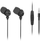 Слушалки Plugz Black, со кабел, црни