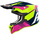 Helmeta motocross Airoh Strycker Blazer, madhësia XL, rozë blu