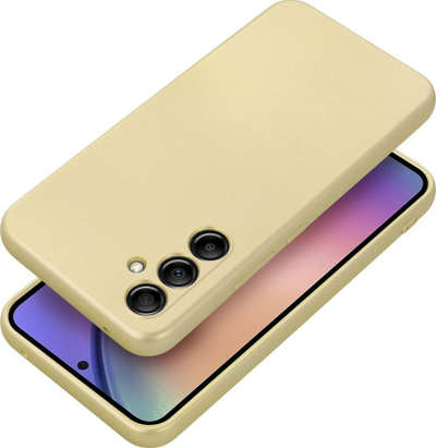 Maskë telefoni për Samsung Galaxy A54 5G, metallic, TPU, ngjyrë ari