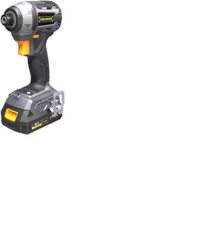 Ударна заврткувачка без кабел Grunder CW-B1218E, 18V, безчеткест, сива