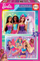Puzzle kartoni Educa Barbie, 2x48 copa, 28 x 20 cm, për kalamaj 3+