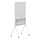Tabla e bardhë lëvizshme Ergo Office ER-305, 119x79cm, me raft, e bardhë