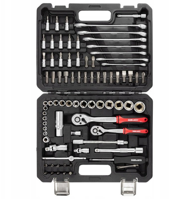 Set çelësa BaumAuto, 82 pjesë, 4-22 mm, me valixhe
