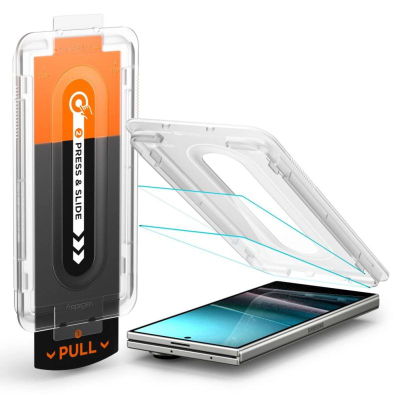 Xham mbrojtës Spigen Glas.tR EZ Fit Pro HD, 2 copa, për Galaxy Z Fold 7, transparent