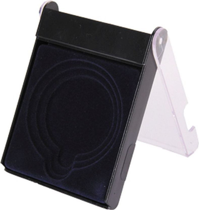 Kuti për medalje Victoria Sport (A005B BK / BU), 116 x 84 x 18 mm, e kaltër