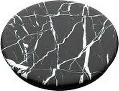 Aksesor PopSockets PopGrip, kapje e zgjerueshme, majë e ndërrueshme, Black Marble