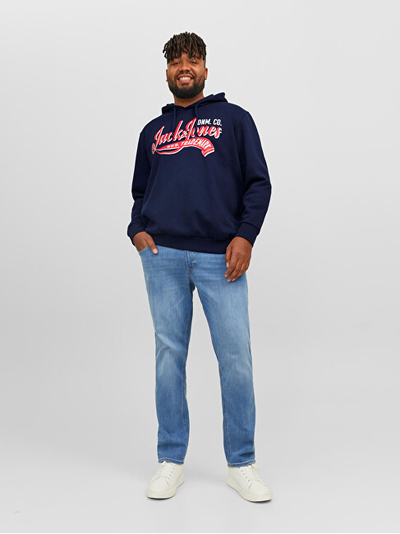 Duks për meshkuj Jack&Jones PLUS JJELOGO, i kaltër
