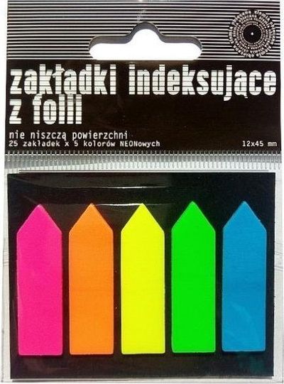 Shënjuese faqe Promised Land Index Tabs PET, neon