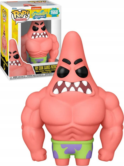 Figurë vinili Funko POP Patrick Fry Cook Games, 12cm, koleksion 25-vjeçar, shumëngjyrëshe