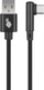 Kabllo USB në USB-C TB Touch, 1.5m, me kokë të këndëzuar, e zezë