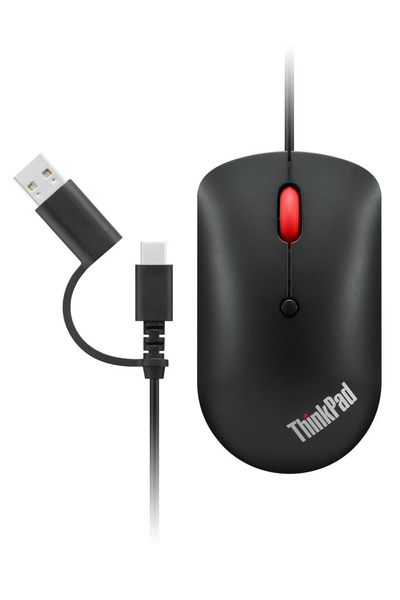 Maus Lenovo ThinkPad 4Y51D20850, me kabllo, USB C, i zi