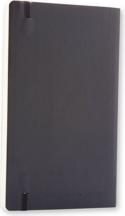Bllok shënimesh Moleskine Classic, 13x21cm, faqe me rrjetë, i zi
