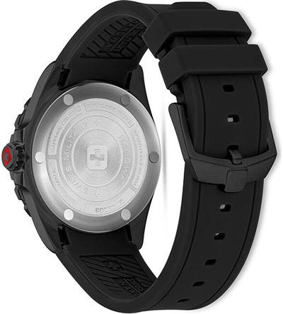 Orë dore për meshkuj Swiss Military Hanowa Offshore Diver II SMWGN2200330, e zezë