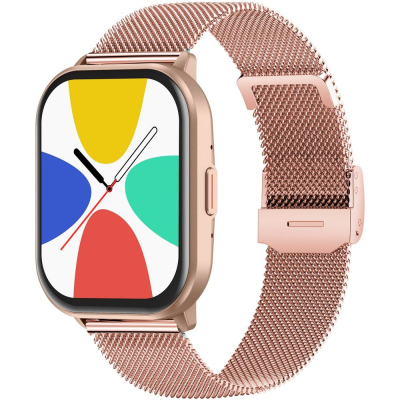 Smartwatch për goca Gravity GT43-1, ekran 2.01", IP68, rozë