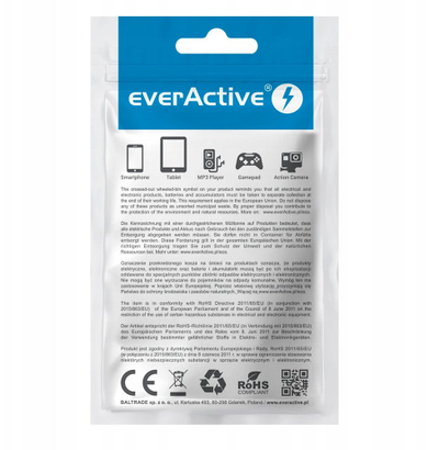 Kабел USB Usams EverActive CBB-2PD5L, USB C во USB C, 100W PD, 2m, црна