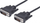 Kabllo Manhattan DVI-D - DVI-D,3m, e zezë