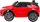 Veture elektrike për fëmijë Land Rover Discovery, 2x35W, rrota EVA, me telekomandë, e kuqe