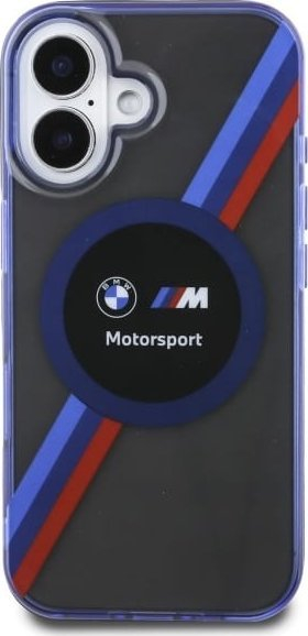 Mbulesë telefoni BMW Motorsport BMHMP16S23HTPUK për iPhone 16 6.1", hardcase, e zezë