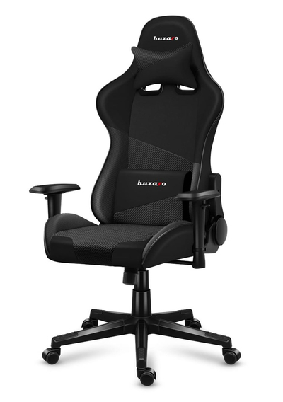Karrige gaming Huzaro Force 6.2 Carbon, ergonomike, deri 130 kg, e zezë
