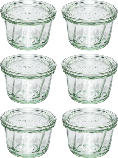 Set kavanozësh Weck Gugelhupf, 165ml, 6 copë, xham transparent