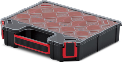 Kuti veglash Prosperplast Tagercase 30 KTC30256B-S411, plastike, me dorezë, gri