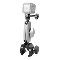 Mbajtës kamerë aksioni Puluz PU867B, për timon motoçiklete 1.5 5 cm, rrotullim 360°, i zi