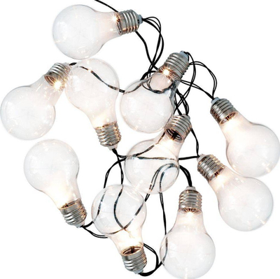 Garlandë dekorative LED Garden Party, 10 llampa, 2m, transparente