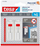 Stickers ngjitës rregullues Tesa Adjustable Nail, për mure me teksturë, mban 2 x 1 kg