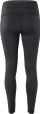 Leggins për goca IQ Negra WMNS, bel i lartë, sportive, të zeza