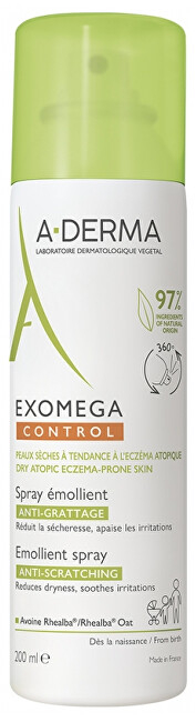 Sprej për lëkurë të thatë A-Derma Exomega Control Emollient Spray