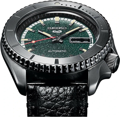 Orë për meshkuj Seiko Automatic Masked Rider, e zezë