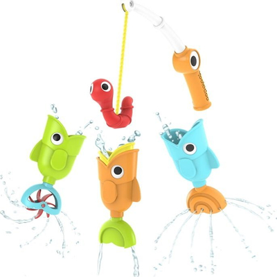 Set loje për banjo Yookidoo Catch N Sprinkle, peshkim me ujë, shumëngjyrësh
