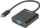 Adapter USB Lanberg AD-UC-VG-01, USB-C në VGA, 15cm, i zi