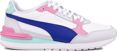Atlete për goca Puma ST Runner v4 LW 399068 06, SoftFoam+, të bardha shumëngjyrëshe