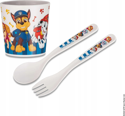 Set ene për kalamoj Koziol Easy Eater Paw Patrol, 3 pjesë, termoplastik, shumëngjyrësh