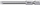 Bit kaçavide Wera, 1/4", i drejtë 3 mm, 50 mm, ngjyrë argjendtë